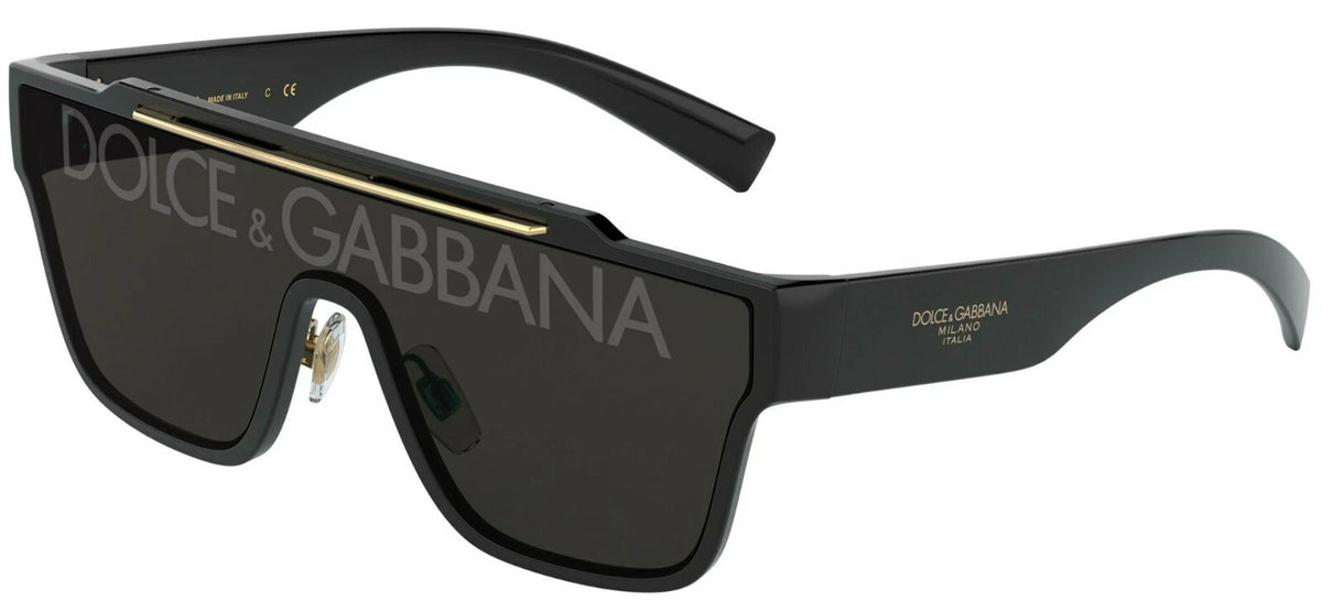 Dolce & Gabbana VIALE PIAVE 2.0 DG 6125 Black/Dark Grey (501/M) Sunglasses