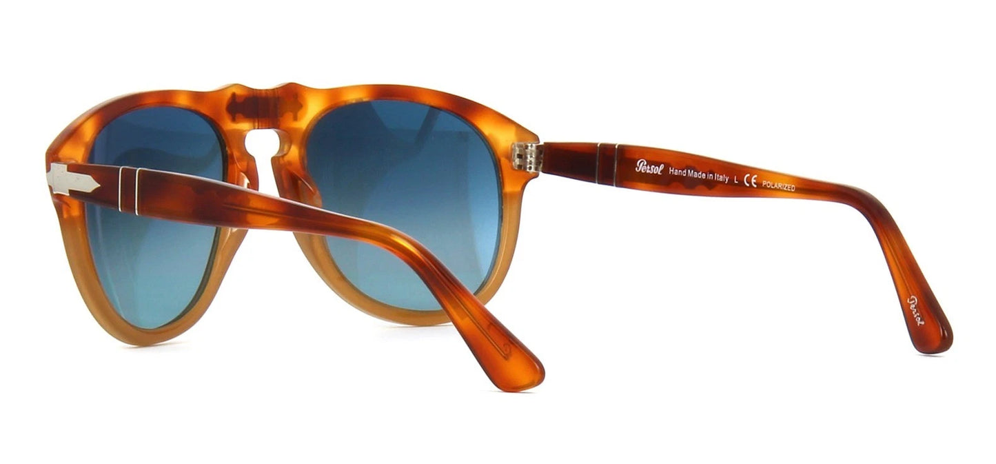 Persol PO 0649 Resina E Sale/Blue Shaded Polarized (1025/S3) Sunglasses