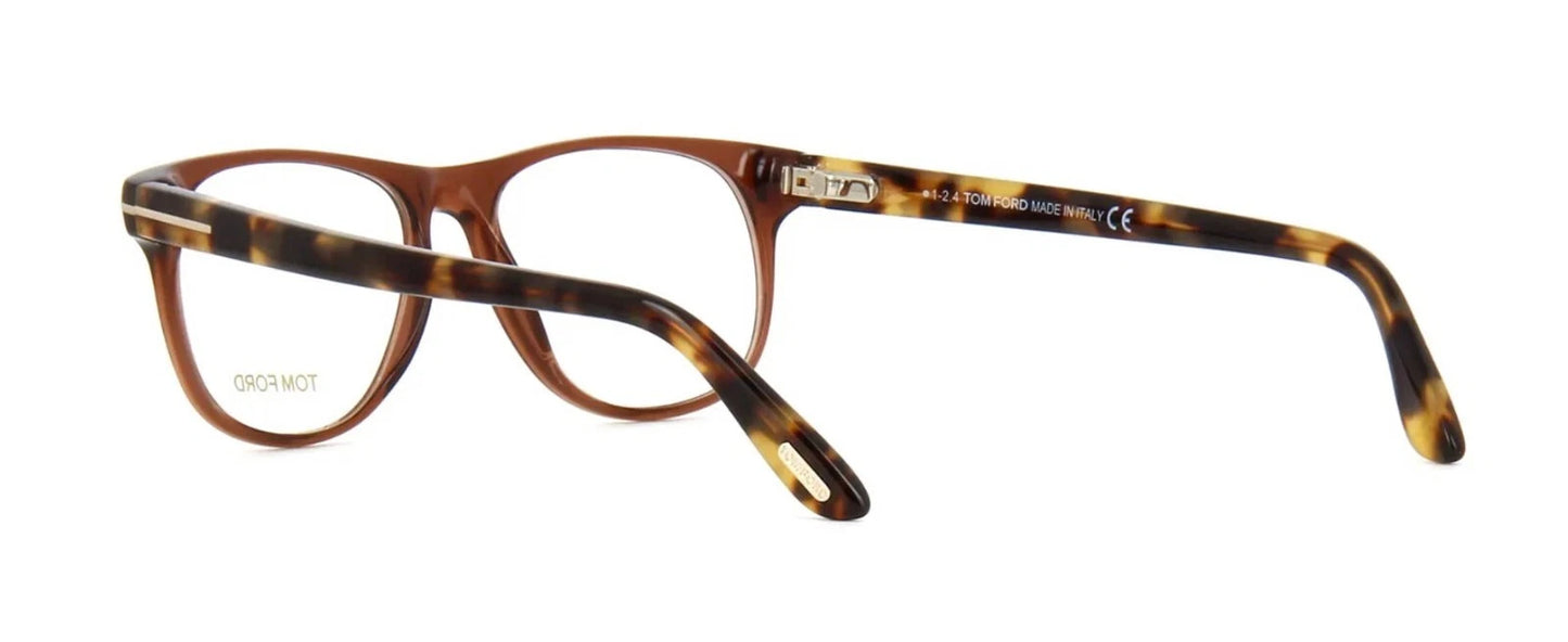 Tom Ford FT 5362 Transparent Brown And Havana (048) Eyeglasses