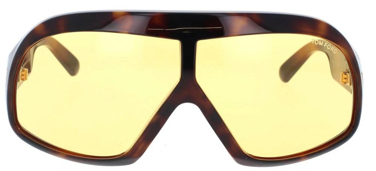 Tom Ford CASSIUS FT 0965 Dark Havana/Light Brown Yellow (52E) Sunglasses