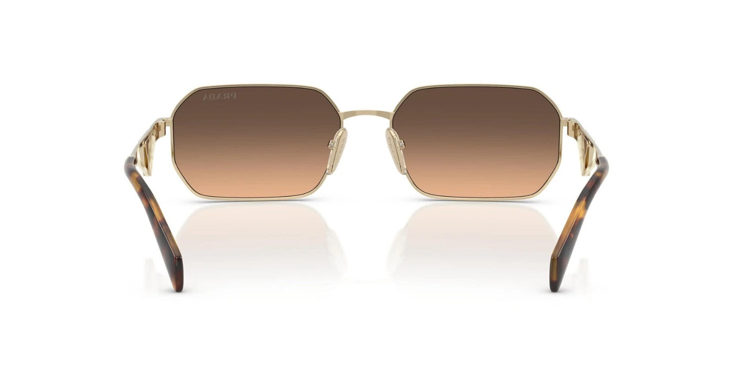 Prada PR A51S Pale Gold/Brown Gradient (ZVN50C) Sunglasses