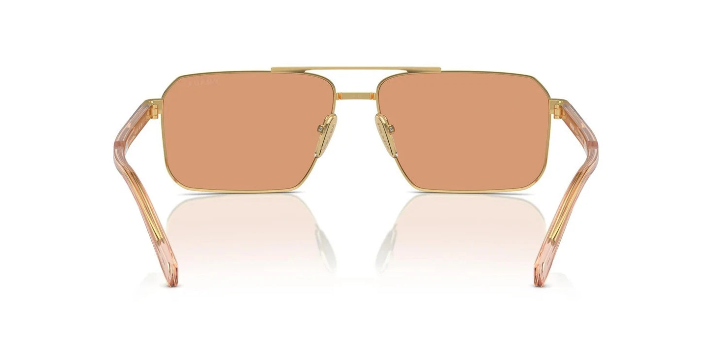 Prada PR A57S Gold/Transparent Peach (5AK07V) Sunglasses
