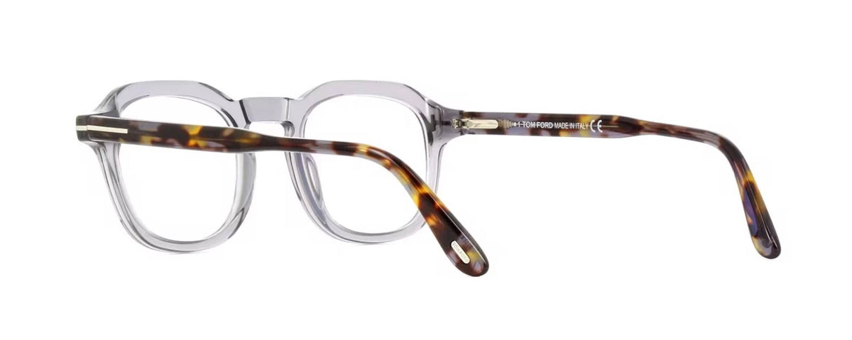 Tom Ford FT 5836-B BLUE BLOCK Grey Crystal Grey Spotted Havana (020) Eyeglasses