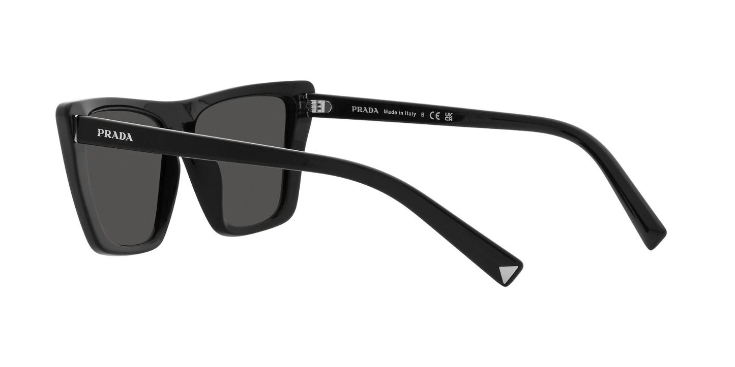Prada PR 21ZS Black/Dark Grey (1AB-5S0) Sunglasses