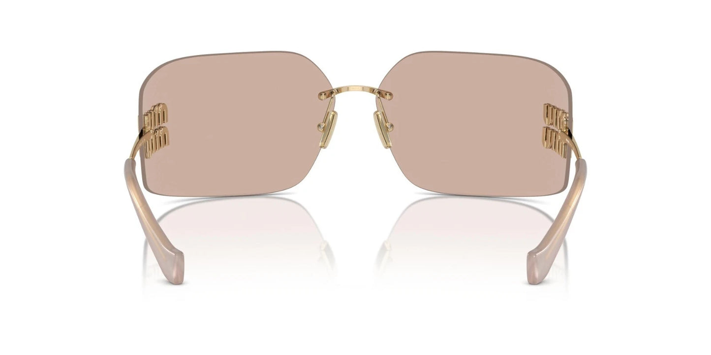 Miu Miu SMU 54YS Pale Gold/Pink Mirroried (ZVN-20F) Sunglasses