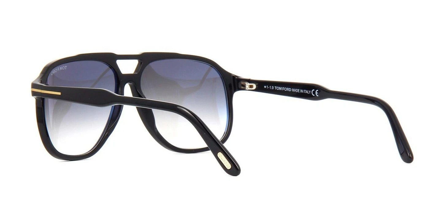 Tom Ford RAUL FT 0753 Black/Grey Shaded (01B) Sunglasses