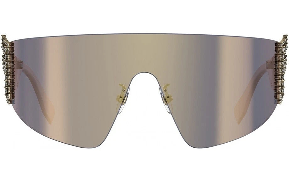 FENDI FREEDOM FF 0382/S Pink/Grey Pink Mirrored (35J/0J) Sunglasses
