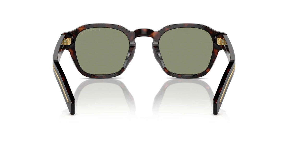 Prada PR A16S Radica Tortoise/Green Polarized (17N20G) Sunglasses