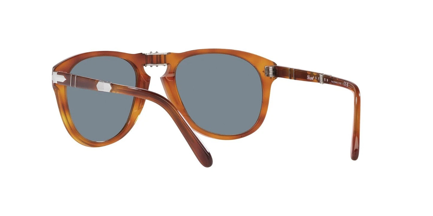 Persol STEVE MCQUEEN PO 0714SM Terra Di Siena/Light Blue Folding Sunglasses