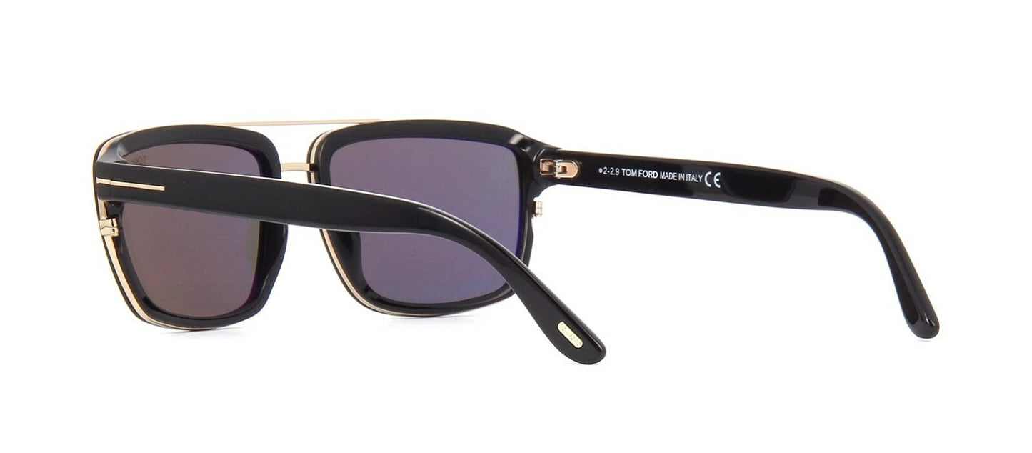 Tom Ford ANDERS FT 0780 Shiny Black/Grey Polarized (01D) Sunglasses