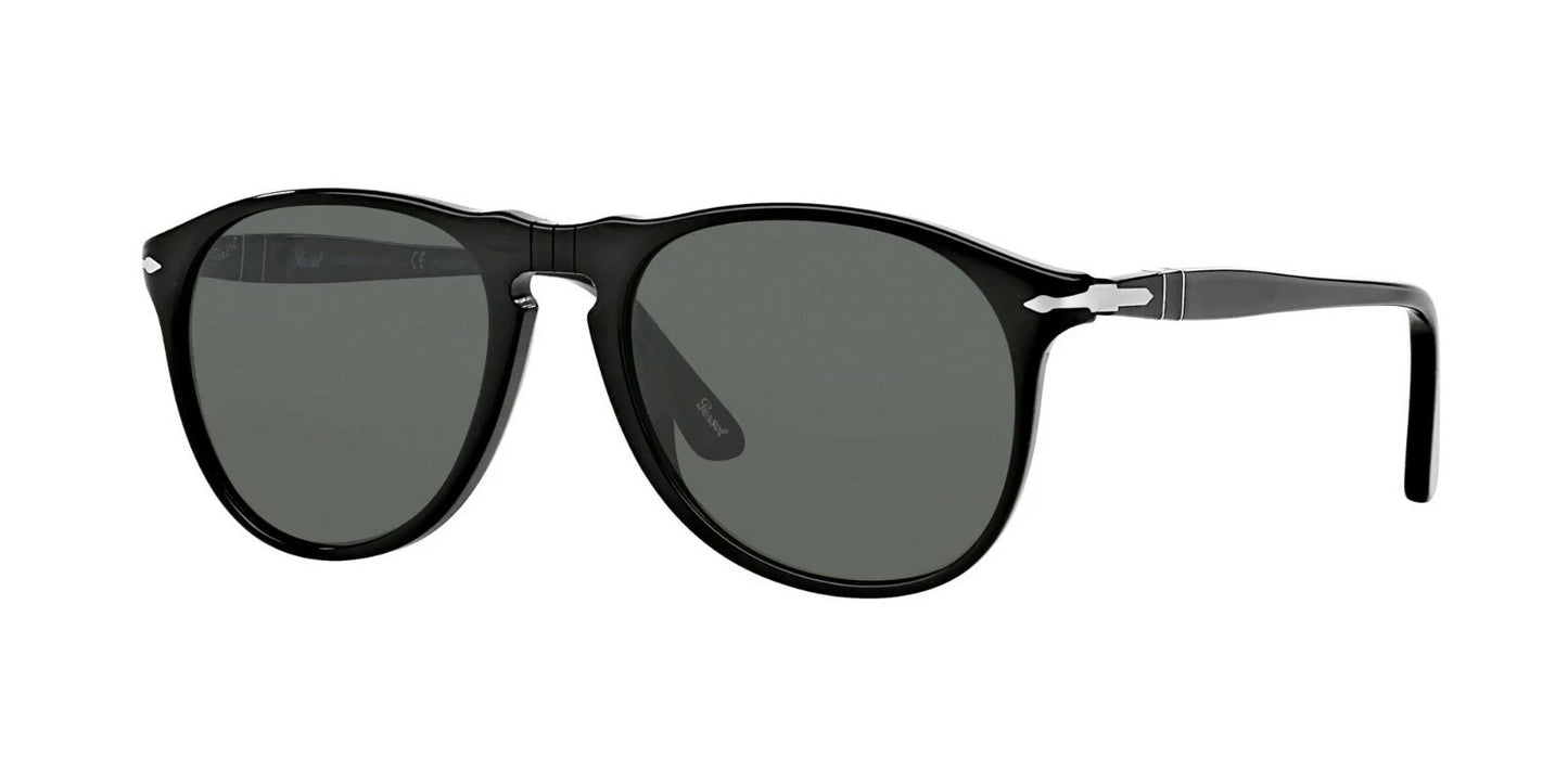 Persol PO 9649S Black/Grey Green Polarized (95/58) Sunglasses