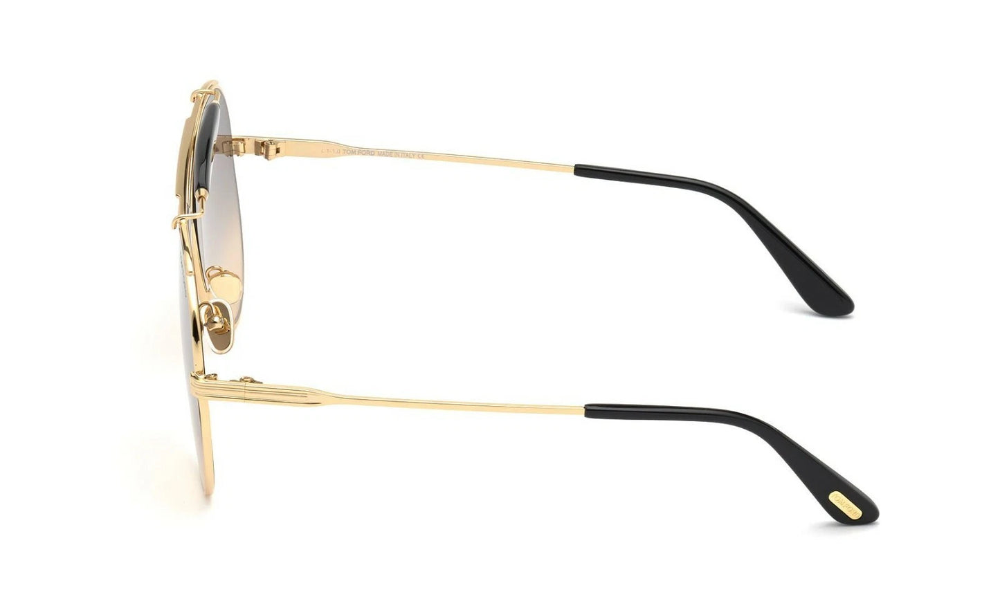Tom Ford HOLDEN FT 0818 Gold/Grey Beige Shaded (30B) Sunglasses