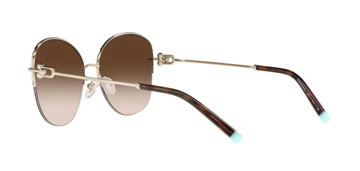 Tiffany TF 3082 Pale Gold/Brown Shaded (6021/3B) Sunglasses