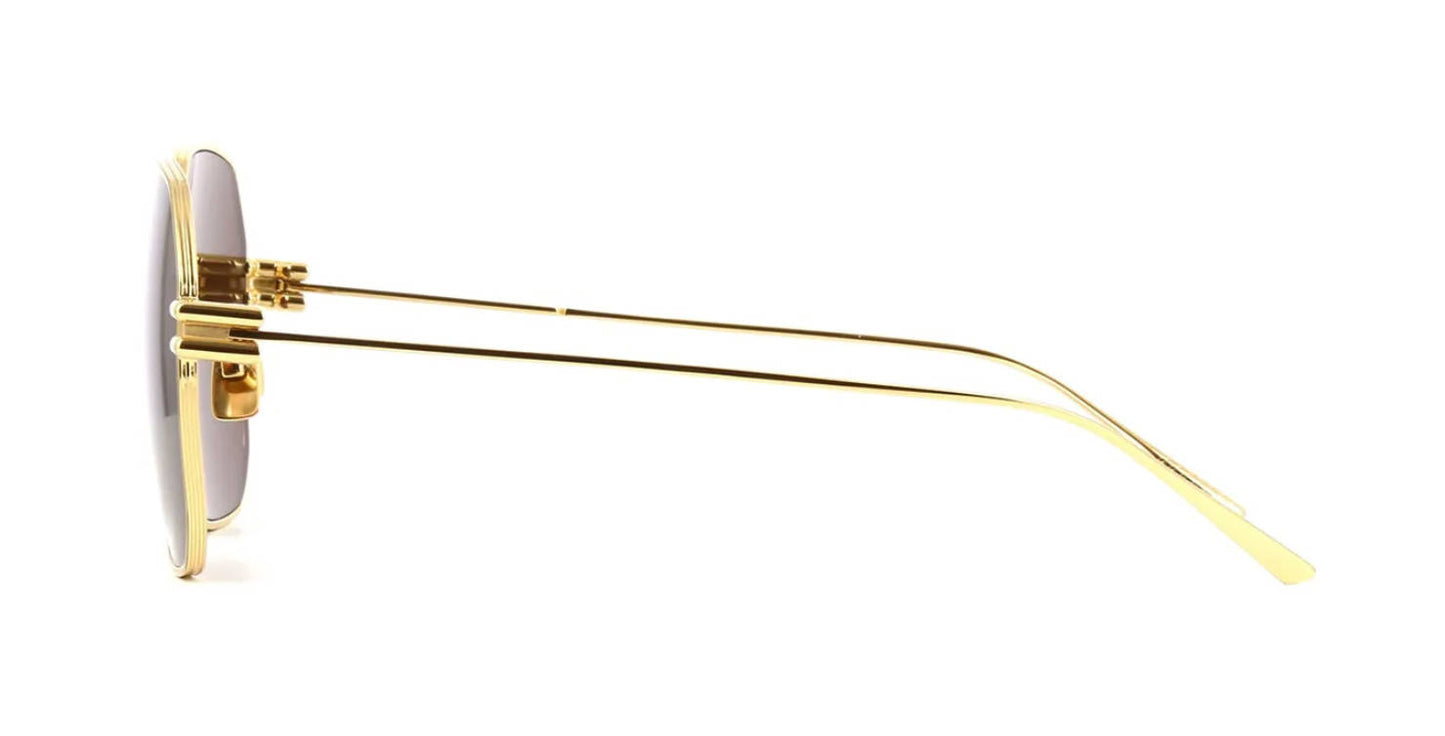 Bottega Veneta BV1047S Gold/Brown Sunglasses