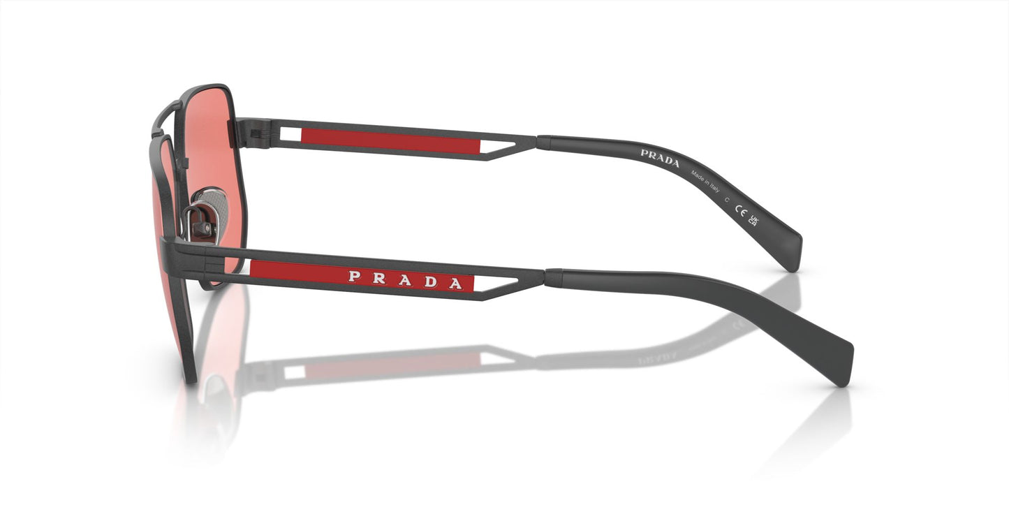 Prada Linea Rossa PS 51ZS Matte Grey/Pink Sunglasses