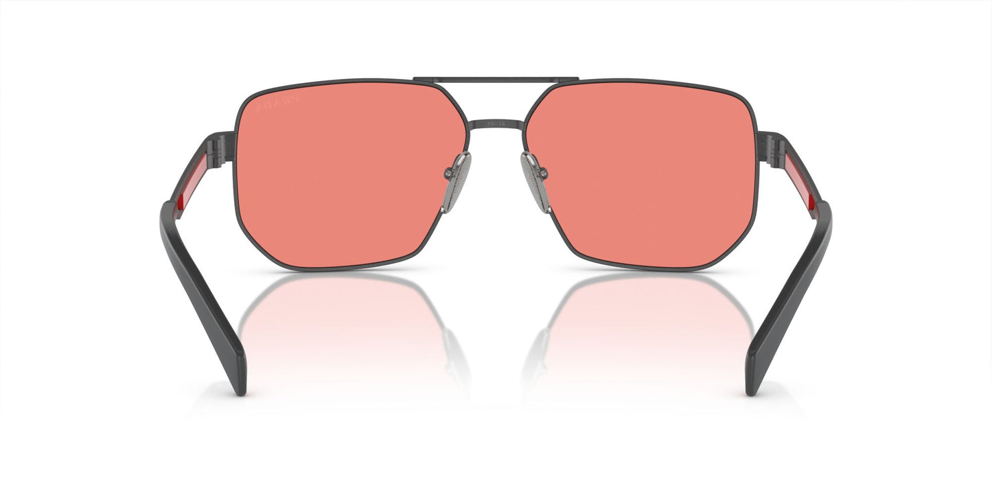 Prada Linea Rossa PS 51ZS Matte Grey/Pink Sunglasses