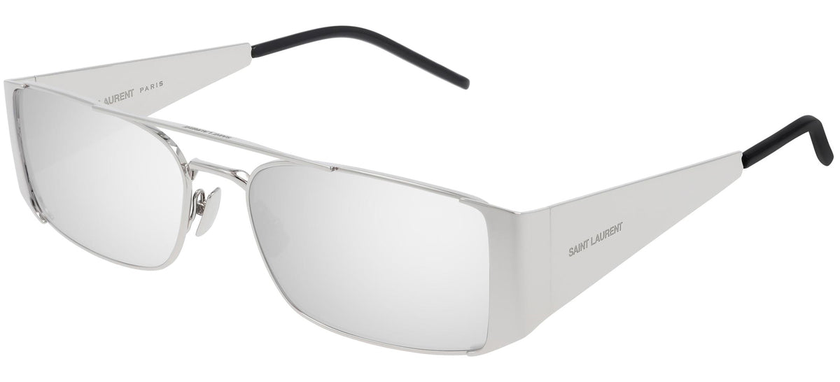 Saint Laurent SL 366 LENNY METAL Black Sunglasses Saint Laurent Black Rectangular Ladies Sunglasses SL 366  main image 2