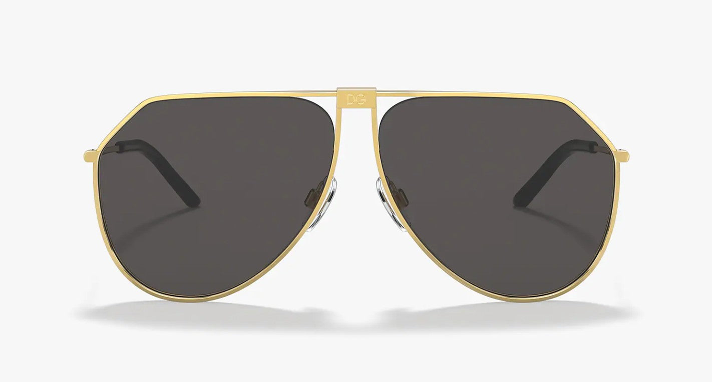 Dolce & Gabbana SLIM DG 2248 Gold/Grey Sunglasses
