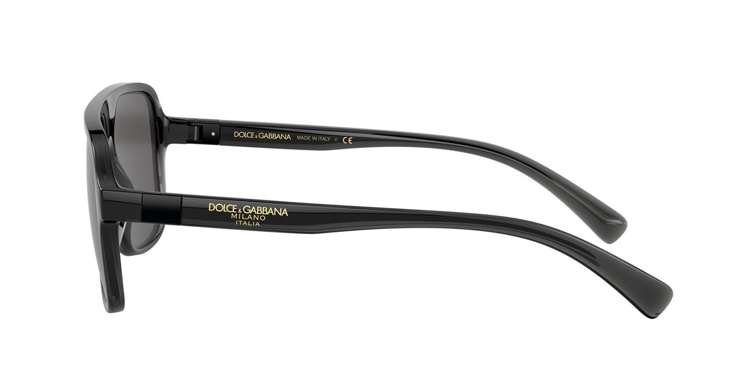 Dolce & Gabbana STEP INJECTION DG 6134 Black/Grey Sunglasses