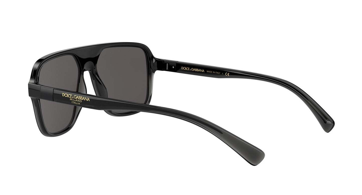 Dolce & Gabbana STEP INJECTION DG 6134 Black/Grey Sunglasses