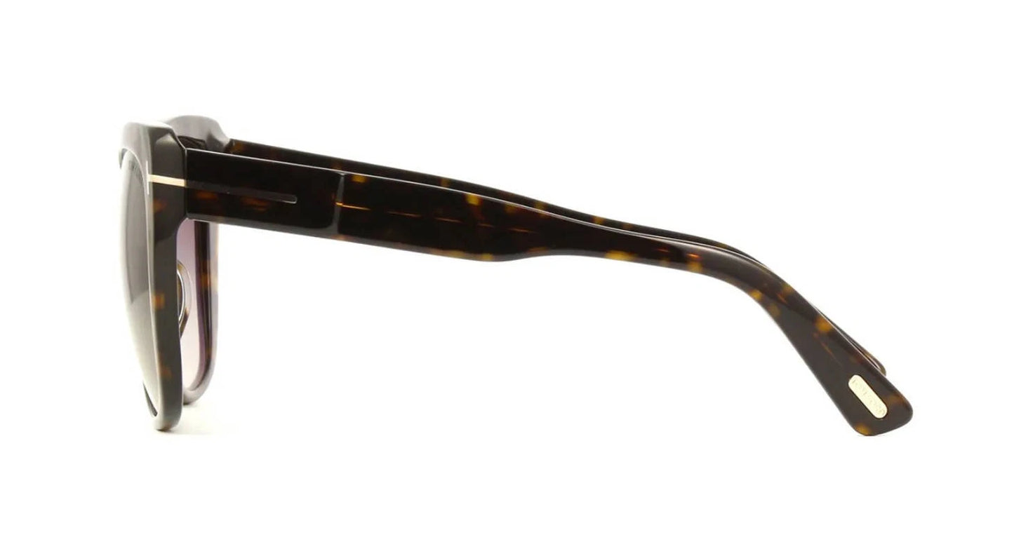 Tom Ford NORA FT 0937 Dark Havana/Roviex Shaded (52K) Sunglasses