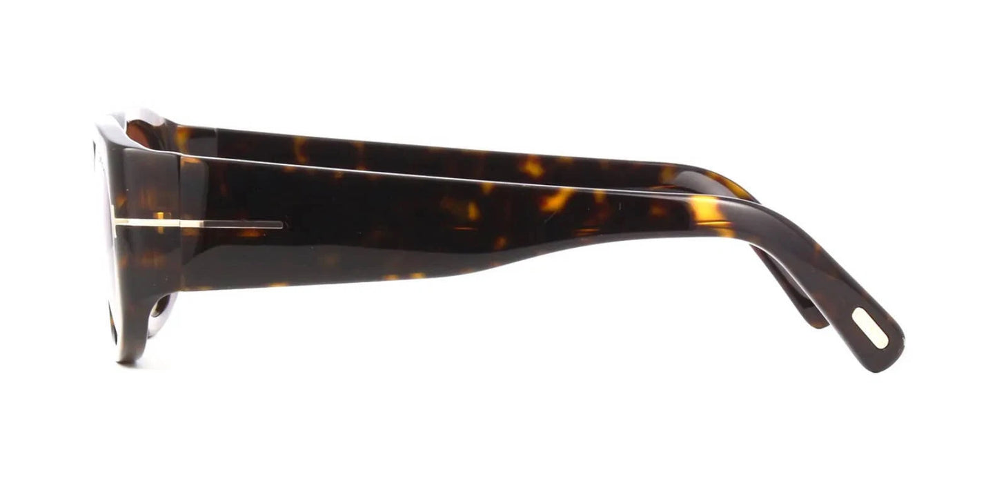 Tom Ford CYRILLE-02 FT 0987 Dark Havana/Burgundy (52S) Sunglasses