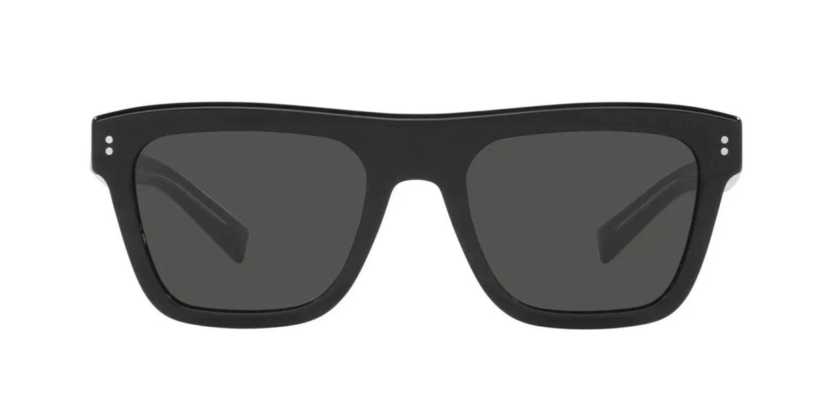 Dolce & Gabbana DG 4420 Shiny Black/Grey (501/87) Sunglasses
