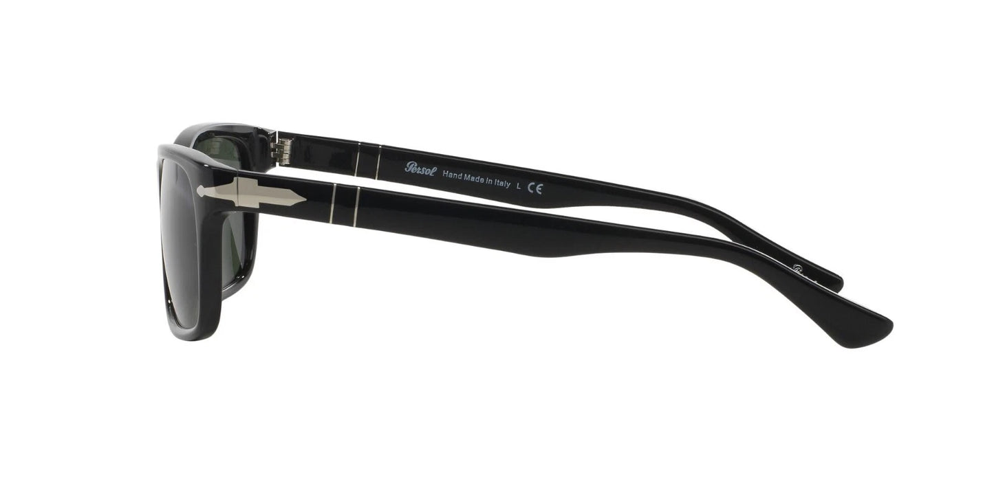 Persol PO 3048S Black/Grey Green (95/31) Sunglasses