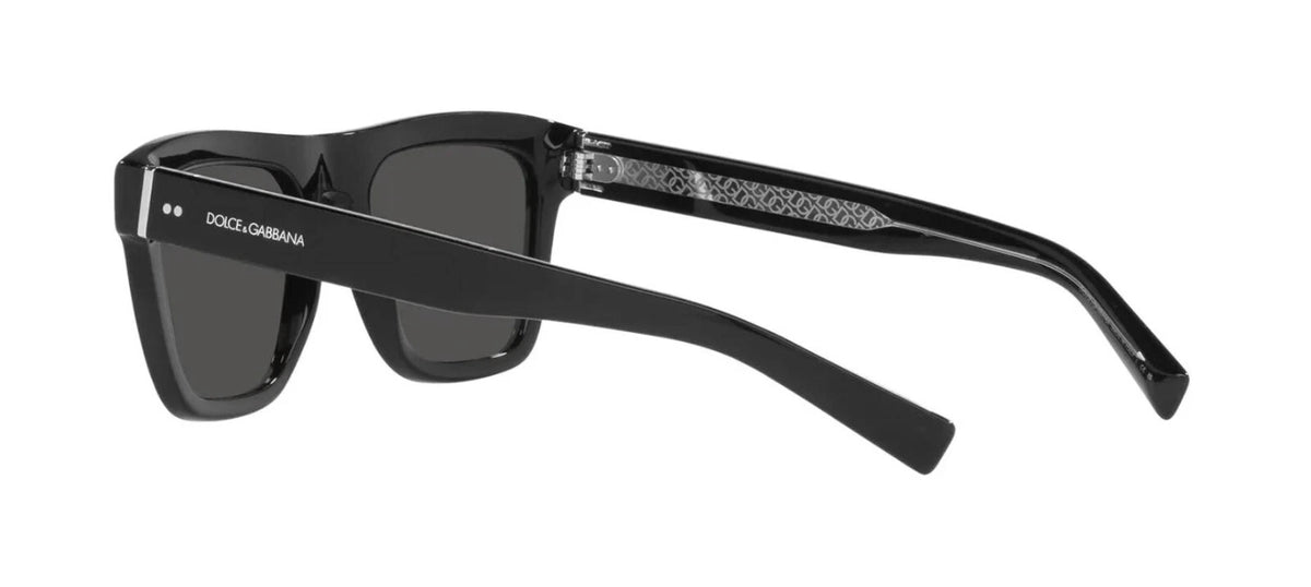 Dolce & Gabbana DG 4420 Shiny Black/Grey (501/87) Sunglasses