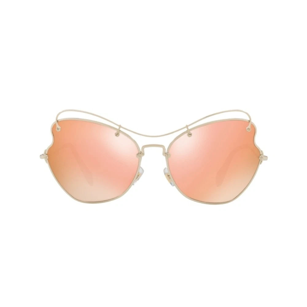 Miu Miu MU 56RS Pale Gold/Rose Gold Mirrored (ZVN6S0) Sunglasses