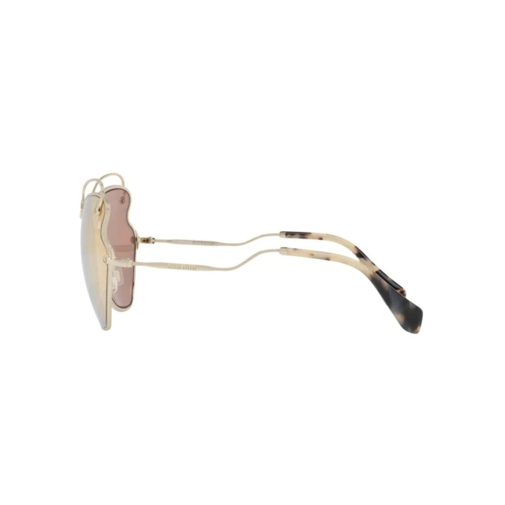 Miu Miu MU 56RS Pale Gold/Rose Gold Mirrored (ZVN6S0) Sunglasses