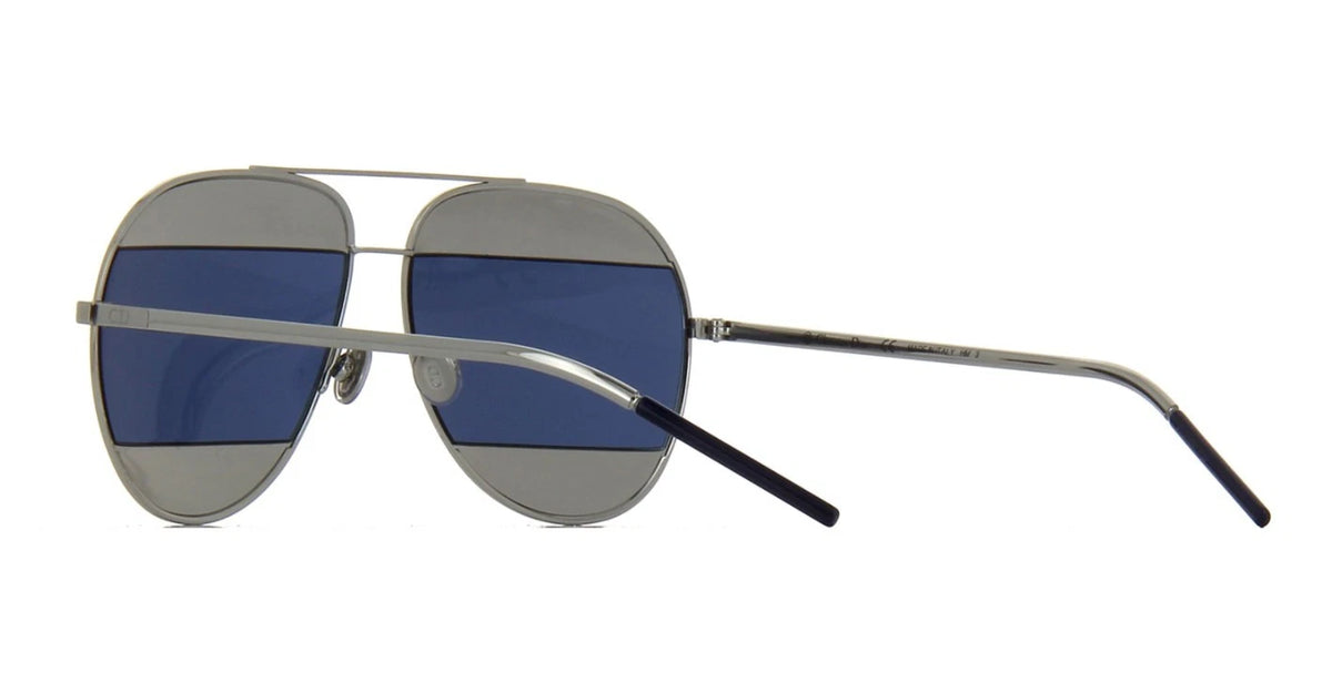 Christian Dior SPLIT 1 palladium/palladium grey blue (010/KU) Sunglasses