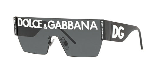 Dolce & Gabbana LOGO DG 2233 Black/Grey (01/87) Sunglasses