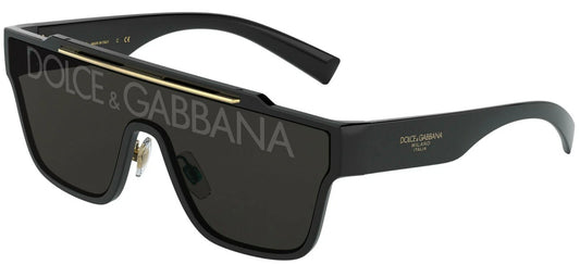 Dolce & Gabbana VIALE PIAVE 2.0 DG 6125 Black/Dark Grey (501/M) Sunglasses