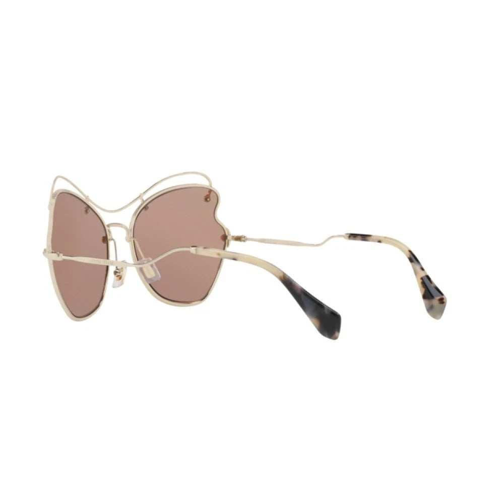 Miu Miu MU 56RS Pale Gold/Rose Gold Mirrored (ZVN6S0) Sunglasses