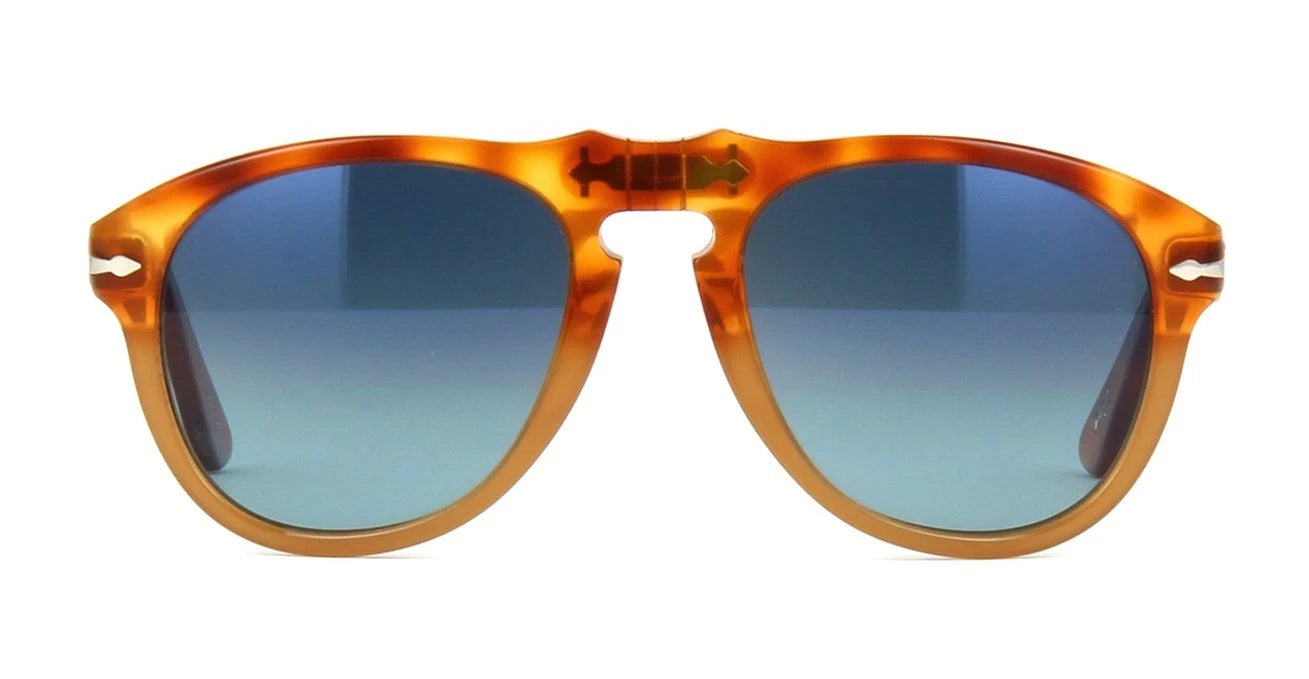 Persol PO 0649 Resina E Sale/Blue Shaded Polarized (1025/S3) Sunglasses