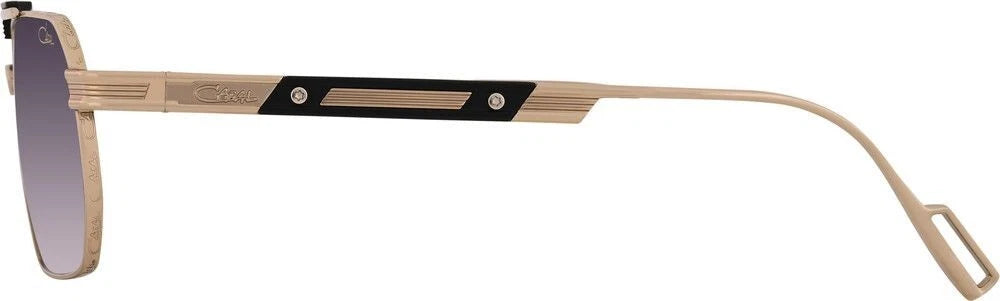 CAZAL 757/3 Black And Gold/Grey Shaded (001) Sunglasses