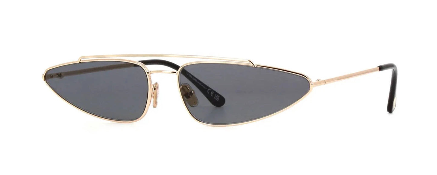 Tom Ford CAM FT 0979 Shiny Rose Gold/Grey (28A) Sunglasses