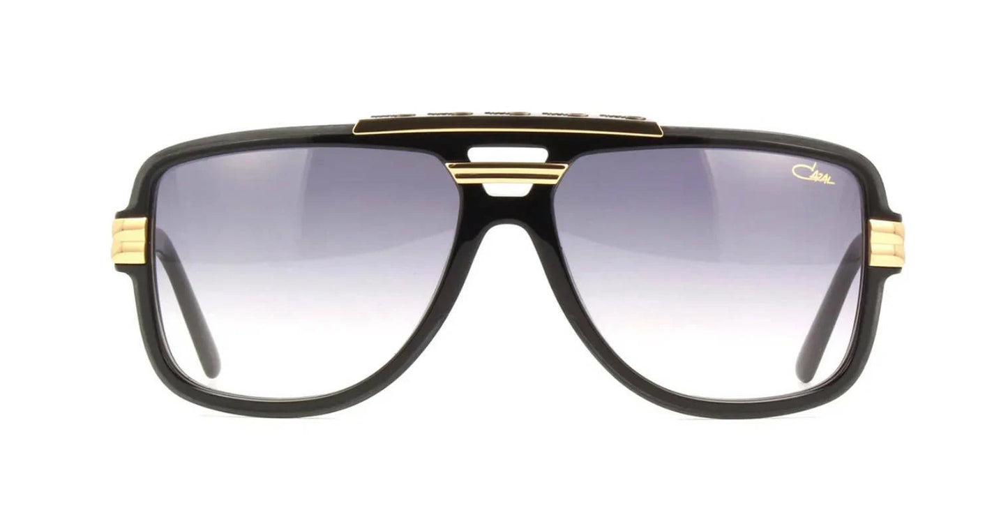 CAZAL 8037 Black Gold/Grey Shaded (001) Sunglasses