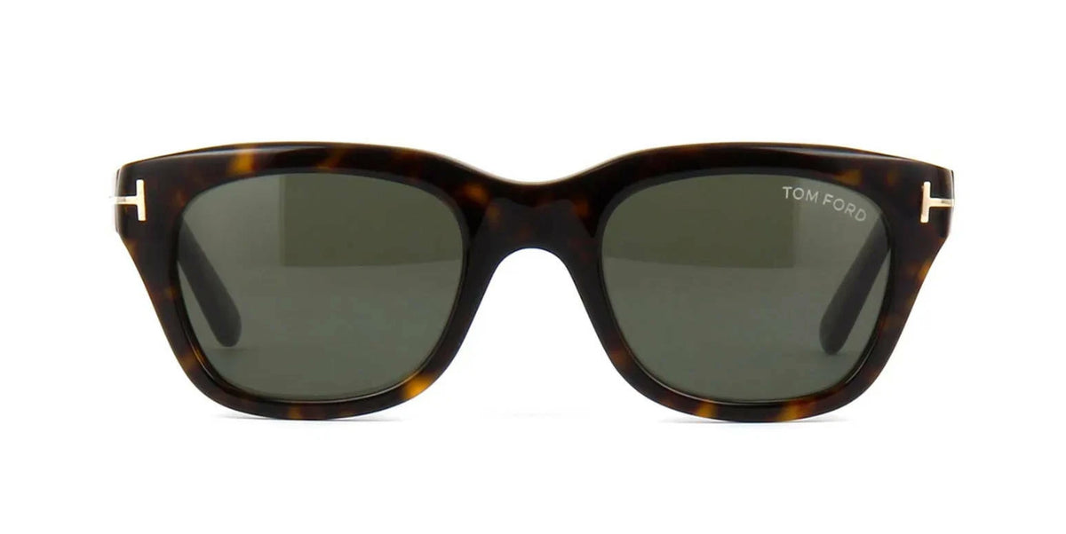 Tom Ford SNOWDON FT 0237 Dark Havana/Grey Green (52N) 52mm Sunglasses