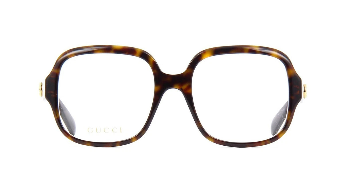 Gucci GG0799O Dark Havana (002) Eyeglasses