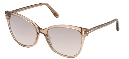 Tom Ford ANI FT 0844 Transparent Light Brown/Brown Shaded (45G) Sunglasses