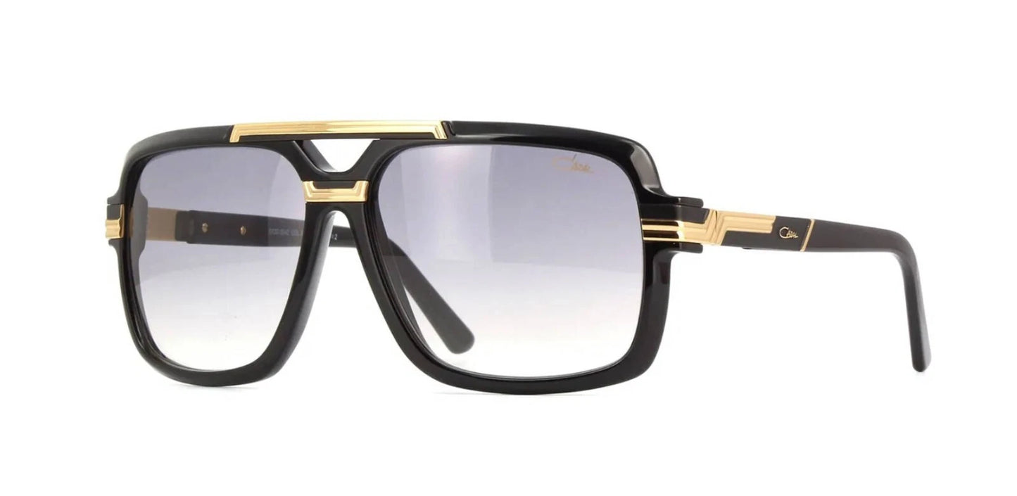 CAZAL 8042 Black Gold/Grey Shaded (001) Sunglasses