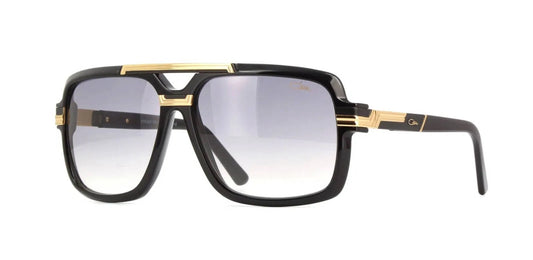 CAZAL 8042 Black Gold/Grey Shaded (001) Sunglasses