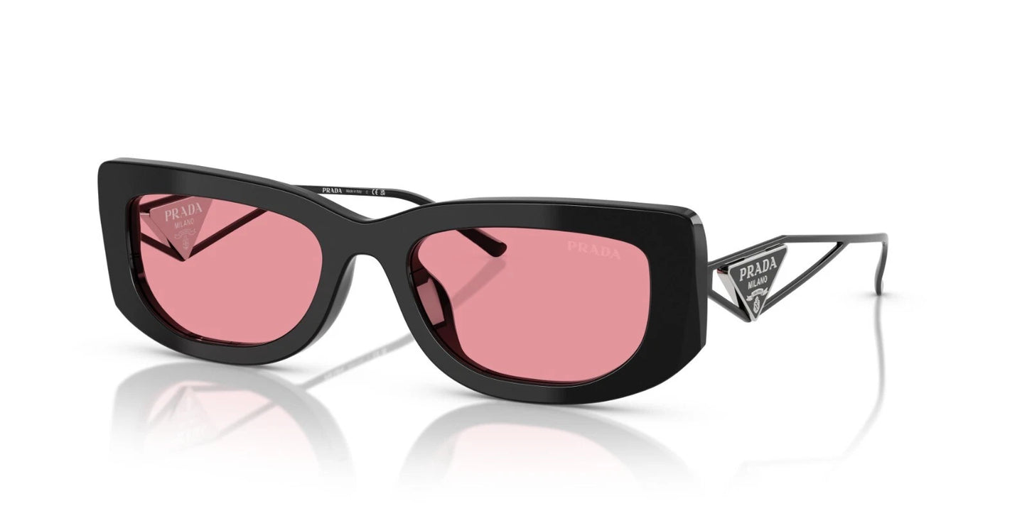 Prada PR 14YS Black/Pink (1AB30L) Sunglasses