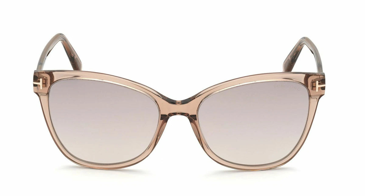 Tom Ford ANI FT 0844 Transparent Light Brown/Brown Shaded (45G) Sunglasses