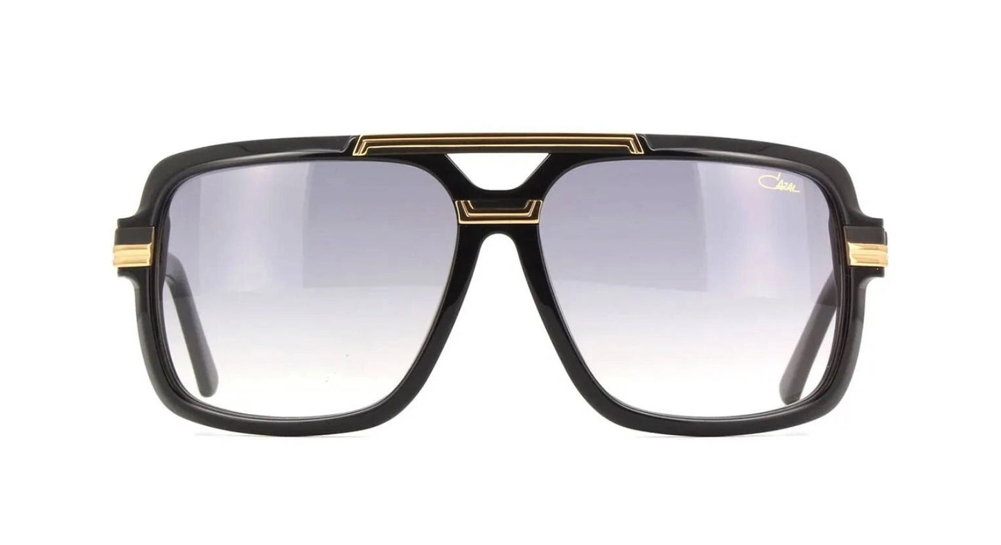 CAZAL 8042 Black Gold/Grey Shaded (001) Sunglasses