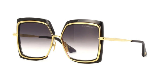 Dita NARCISSUS Black Yellow Gold/Grey Shaded (01) Sunglasses