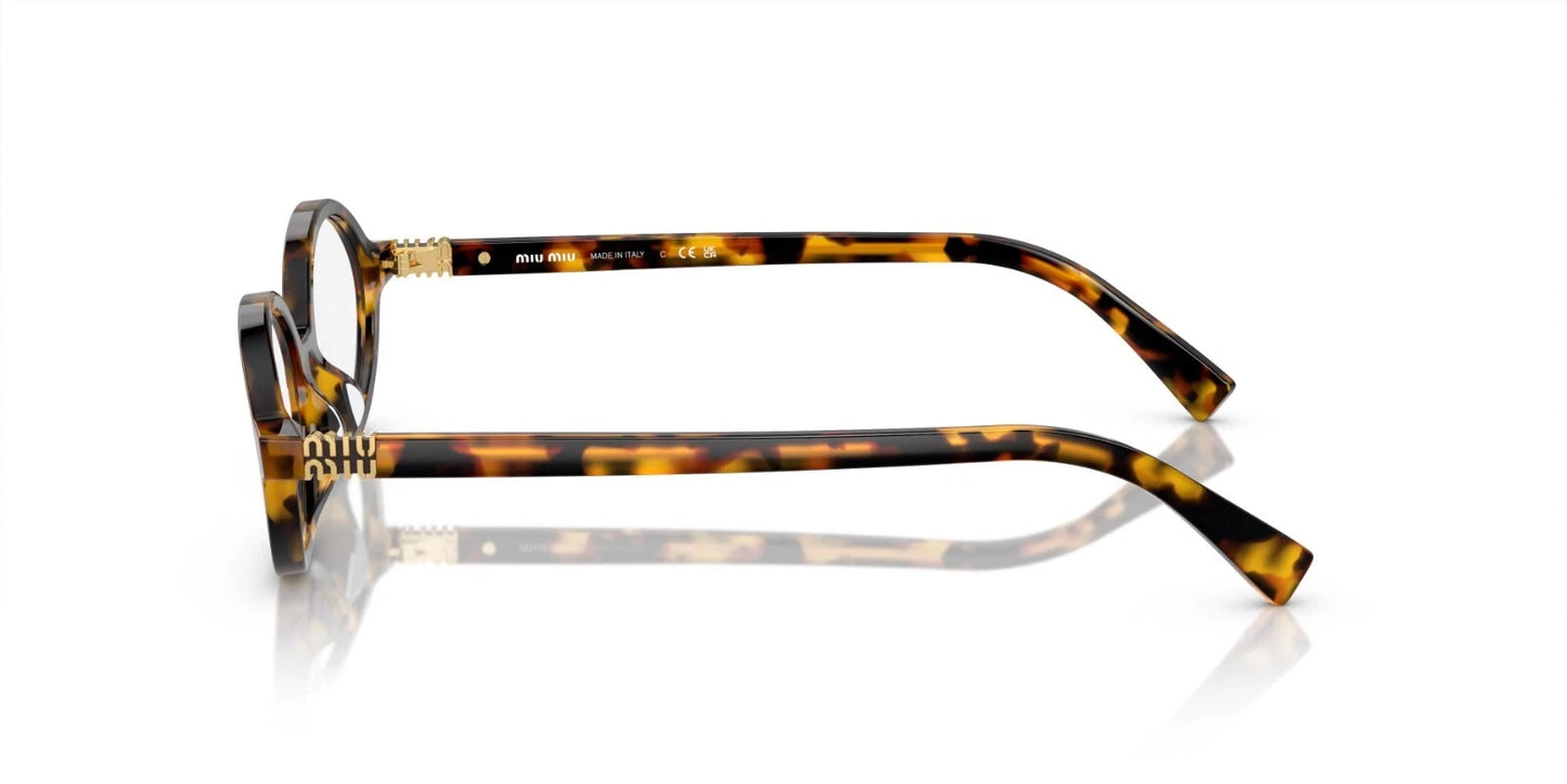 Miu Miu SMU 04ZS Honey Havana/Clear Blue Light Filter (VAU-08N) Sunglasses