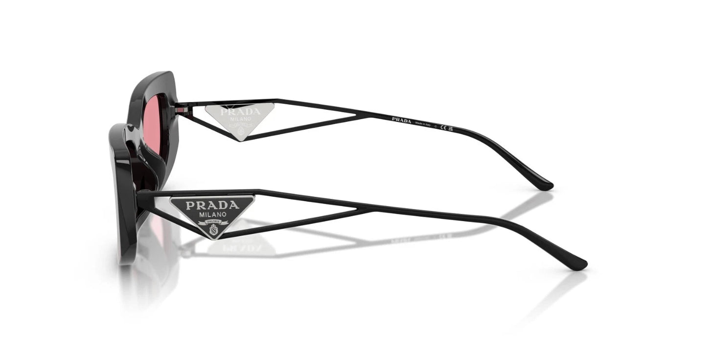 Prada PR 14YS Black/Pink (1AB30L) Sunglasses